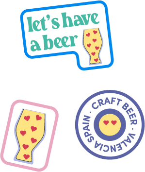 Stickers One Beer One Year