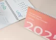 Diseño de portada e interior del calendario de hábitos